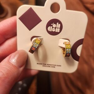 Oh Clementine Brand Floral Hoops